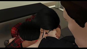 Mia k and violet m banged by big cock