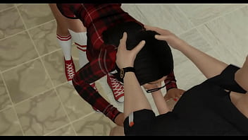 Mia k and violet m banged by big cock