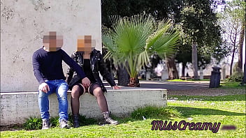 Extreme Risk Caught Sex With Fingering Pussy In Public On The Park Strangers Walking Near Crazy Amateur Couple Francaise 4k thumbnail