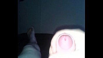 Uncut cock cum shot