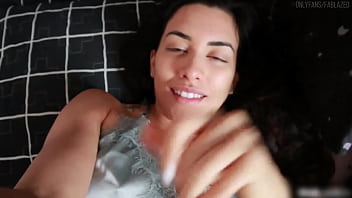 Masturbating just awake and talking to you very hot wet orgasm close up