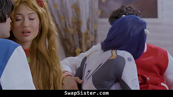 Mina and harley start flirting with their stepbrothers swapsister