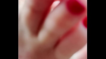 My tasty red toes looks so suckable