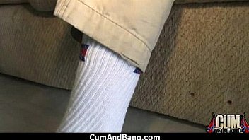 Swallowing sperm makes her horny 12