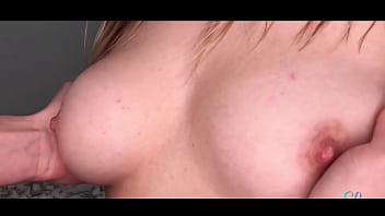 Huge cumshot on her panties and asshole