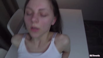 Couldn't resist and cum inside my stepsister hiyouth creampie