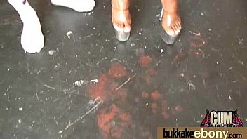 Hot ebony gangbang fun interracial 23