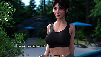 Summer heat 04 by naughty fox games dude almost got caught flirting with sexy redhead slut house full of hot sluts