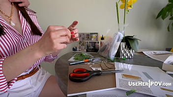 Lexi luna blows her student while she was talking on call