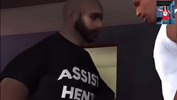 Gordo torando magrelo