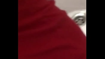 Homemade sex with my horny neighbor after sucking his cock in the bathroom