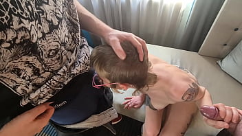 Insatiable cock addict sucks two guys deepthroat cum swallowing Insatiable cock addict sucks two guys deepthroat cum swallowing