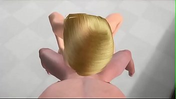 3d big tits blonde giving blowjob sex