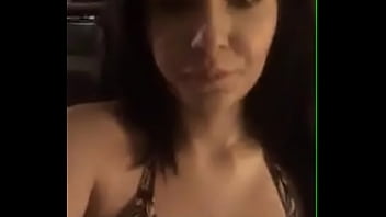 Cam girl touching her pussy