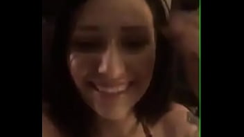 Cam girl touching her pussy