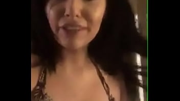 Cam girl touching her pussy