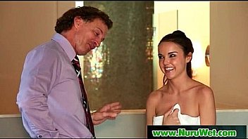 Nuru massage videos with busty masseuse 34