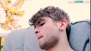 Athletic Lad Cums In Close Up After Wanking Hard Shaft thumbnail