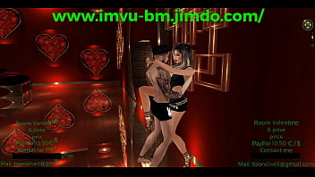 Toonslive3 room valentine 8 pose new