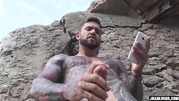 Seashore public solo masturbation