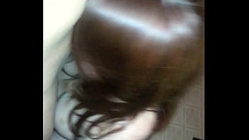 Amateur kitchen blowjob