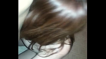 Amateur kitchen blowjob