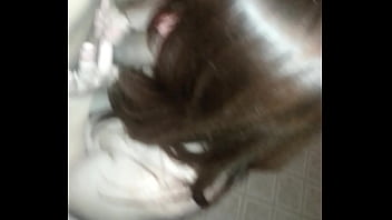 Amateur kitchen blowjob