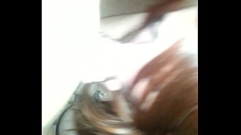 Amateur kitchen blowjob