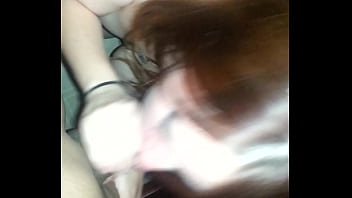 Amateur kitchen blowjob