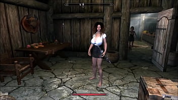 A random sexual encounter between a bar maid and a muscular man in a medieval fantasy realm A random sexual encounter between a bar maid and a muscular man in a medieval fantasy realm