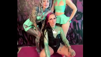 My latex friends and i at some entertainment what’s your favorite way to enjoy a night out #latexvibes #night
