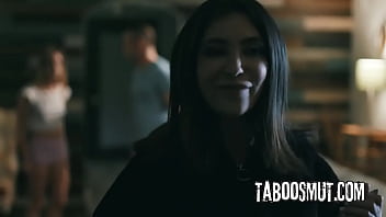 Pervy stalker fucks two besties