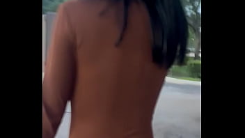 Stalker in a parking lot