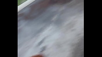 Stalker in a parking lot