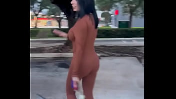 Stalker in a parking lot