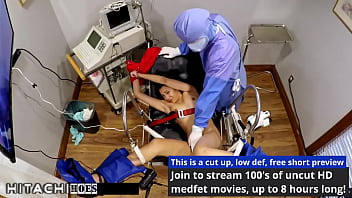 Prisoner gets mandatory hitachi orgasms from doctor tampa yasmine woods