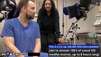 Prisoner gets mandatory hitachi orgasms from doctor tampa yasmine woods