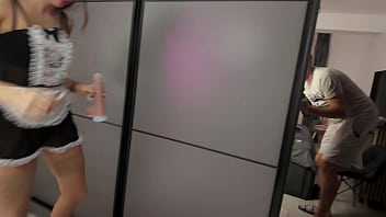 Housekeeper’s secret pleasure lovenotes vibrating cock