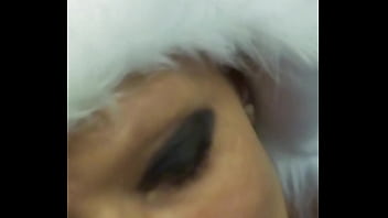 Submissive girl vilja in panda hat delivers a sloppy pov bathroom deepthroat blowjob with face fuck spit and cum drenched face