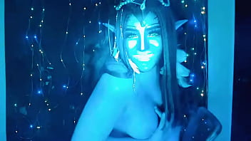 She is a cute cosplayer