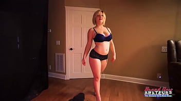 Sweet busty blonde faiths hope gets banged and rubs cum on big her tits