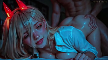 Atkins heaven her secret fantasy exposed power's thirsty pussy gets roughly fucked chainsaw man ai
