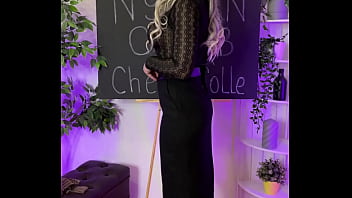 Nylon club sexy milf in coffee color stockings