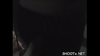 Pleasing lips around his corpulent dick