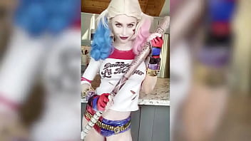 Alix lynx as harley quinn gives you joi