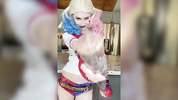 Alix lynx as harley quinn gives you joi