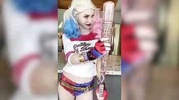 Alix lynx as harley quinn gives you joi