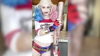 Alix lynx as harley quinn gives you joi