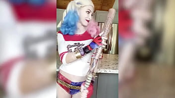 Alix lynx as harley quinn gives you joi