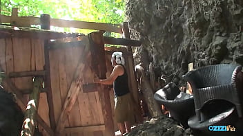 He is greeted in bed by a supe hottie in a kimono